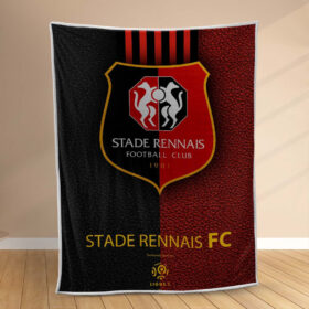 Plaid Stade Rennais FC 6 Couverture Polaire Plaid Canapé