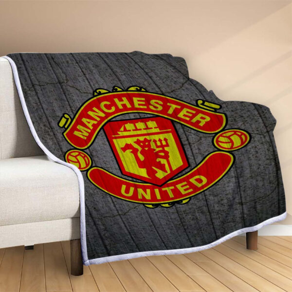 Plaid Manchester United MU FC 11 Couverture Polaire Plaid Canapé – Image 2