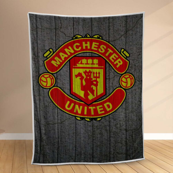 Plaid Manchester United MU FC 11 Couverture Polaire Plaid Canapé