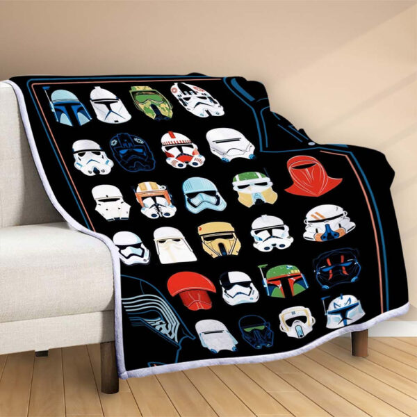 Plaid Chapeau de personnages de Star Wars Couverture Polaire Plaid Canapé – Image 2