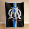 Plaid OM Olympique de Marseille 5 Couverture Polaire Plaid Canapé