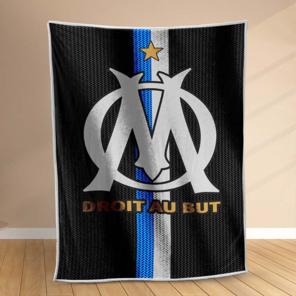 Plaid OM Olympique de Marseille 5 Couverture Polaire Plaid Canapé