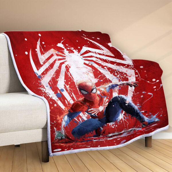 Plaid Spiderman Avengers Marvel 1004 Couverture Polaire Plaid Canapé – Image 2