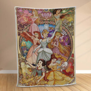 Plaid Princesse de Disney Couverture Polaire Plaid Canapé