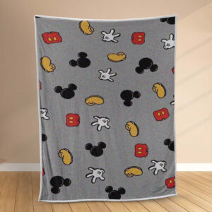 Plaid Motif Mickey Mouse Couverture Polaire Plaid Canapé