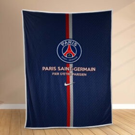 Plaid PSG FC Paris Saint Germain Football Club 6 Couverture Polaire Plaid Canapé