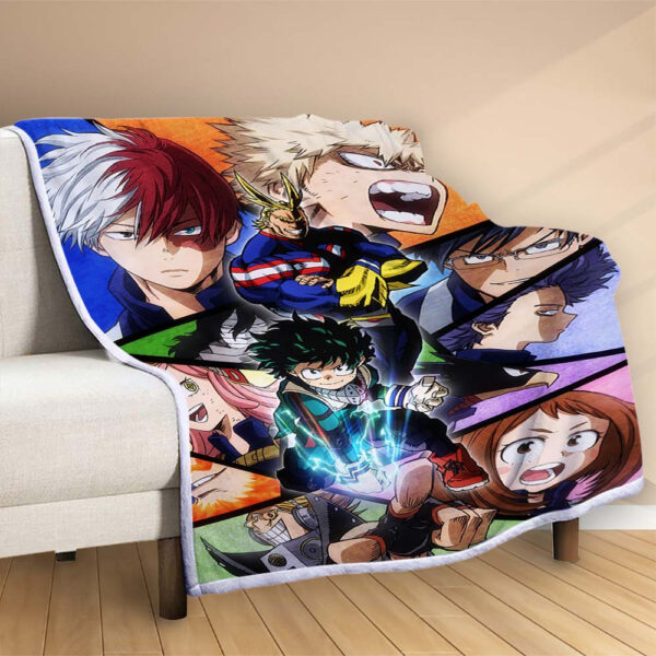 Plaid My Hero Academia 1001 Couverture Polaire Plaid Canapé – Image 2