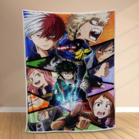 Plaid My Hero Academia 1001 Couverture Polaire Plaid Canapé