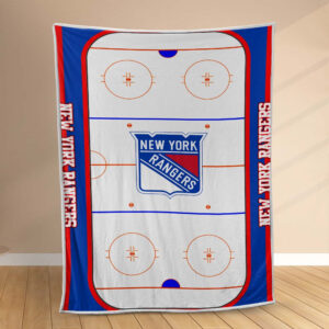 Plaid New York Rangers Hockey Team NHL001 Couverture Polaire Plaid Canapé