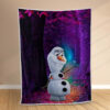 Plaid Olaf Disney La Reine des neiges 1003 Couverture Polaire Plaid Canapé