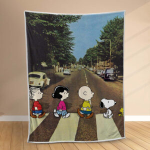 Plaid Snoopy Charlie Brown Couverture Polaire Plaid Canapé