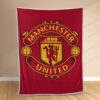 Plaid manchester united MU FC 3 Couverture Polaire Plaid Canapé