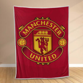 Plaid manchester united MU FC 3 Couverture Polaire Plaid Canapé