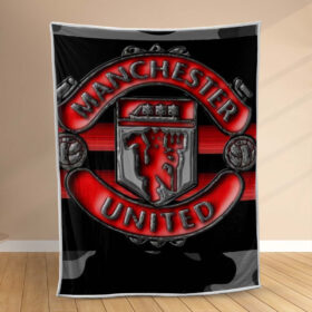 Plaid Manchester United MU FC 6 Couverture Polaire Plaid Canapé
