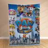 Plaid Pat' Patrouille Tous les personnages 1004 Couverture Polaire Plaid Canapé