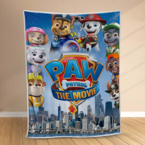 Plaid Pat' Patrouille Tous les personnages 1004 Couverture Polaire Plaid Canapé