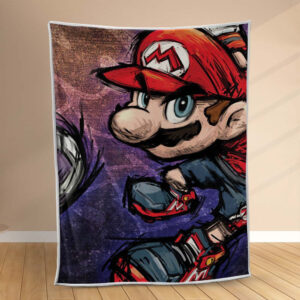 Plaid Super Mario Nintendo 1005_1 Couverture Polaire Plaid Canapé