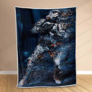 Plaid Stormtrooper fané Couverture Polaire Plaid Canapé