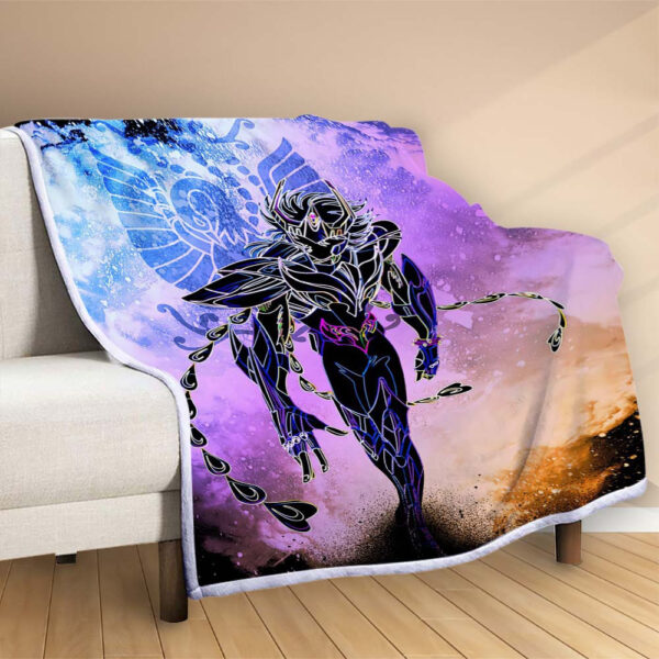 Plaid Saint Seiya Phénix Ikki Couverture Polaire Plaid Canapé – Image 2