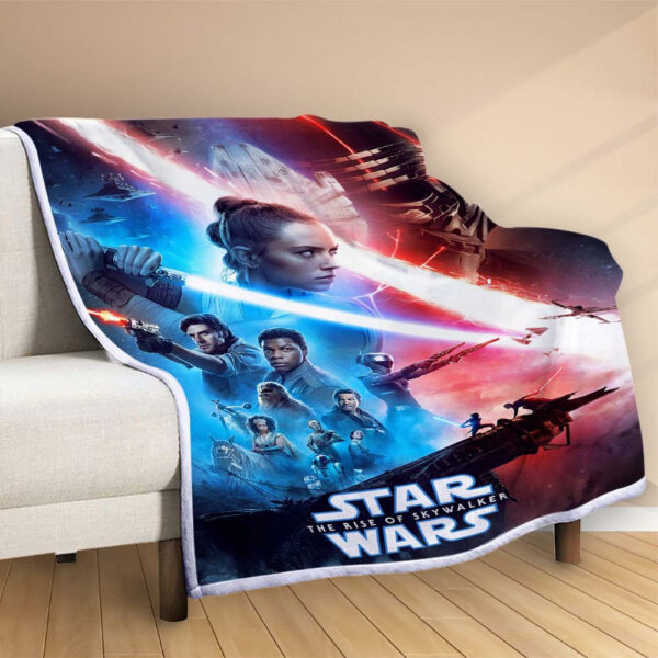 Plaid Star Wars L'Ascension De Skywalker Couverture Polaire Plaid Canapé – Image 2