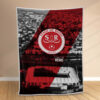 Plaid Stade de Reims 1 Couverture Polaire Plaid Canapé