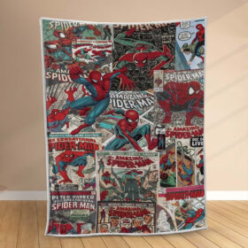 Plaid Spiderman Avengers Marvel 1023 Couverture Polaire Plaid Canapé