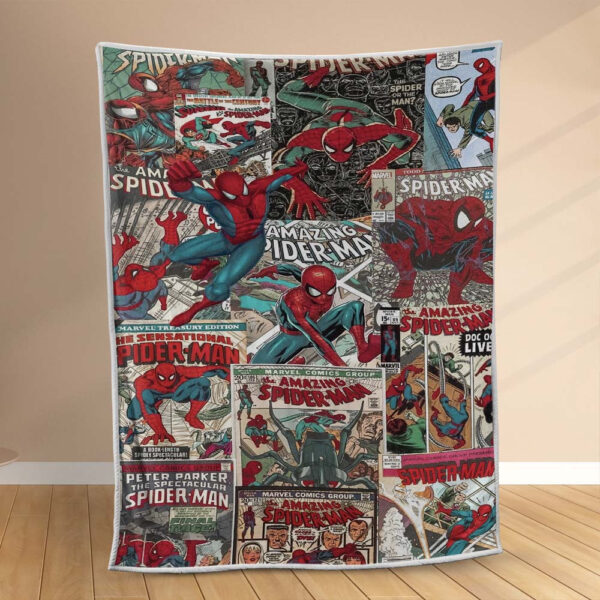 Plaid Spiderman Avengers Marvel 1023 Couverture Polaire Plaid Canapé