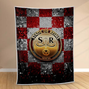 Plaid Stade de Reims 6 Couverture Polaire Plaid Canapé