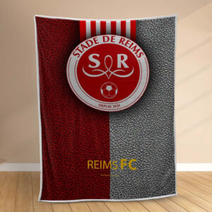Plaid Stade de Reims 5 Couverture Polaire Plaid Canapé