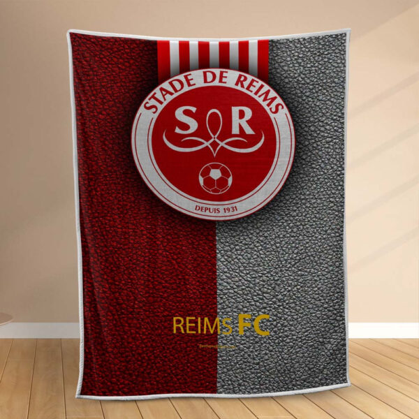 Plaid Stade de Reims 5 Couverture Polaire Plaid Canapé