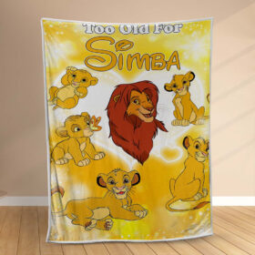 Plaid Simba Roi Lion Trop Vieux Pour Simba Couverture Polaire Plaid Canapé