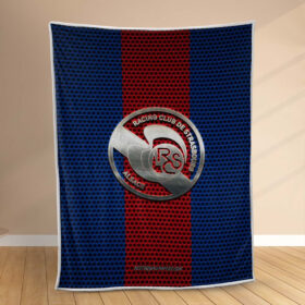 Plaid RC Strasbourg Alsace 1 Couverture Polaire Plaid Canapé