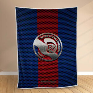 Plaid RC Strasbourg Alsace 1 Couverture Polaire Plaid Canapé