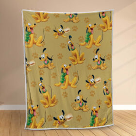 Plaid Pluton Motif Disney 1001 Couverture Polaire Plaid Canapé