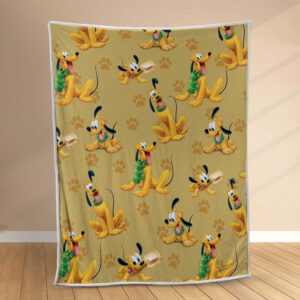 Plaid Pluton Motif Disney 1001 Couverture Polaire Plaid Canapé