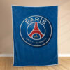 Plaid PSG FC Paris Saint Germain Football Club 4 Couverture Polaire Plaid Canapé