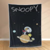Plaid Snoopy dans la galaxie Couverture Polaire Plaid Canapé