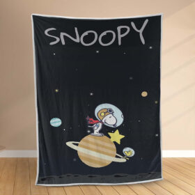 Plaid Snoopy dans la galaxie Couverture Polaire Plaid Canapé