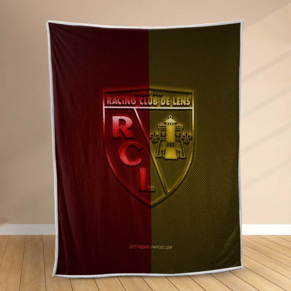 Plaid RC Lens 3 Couverture Polaire Plaid Canapé