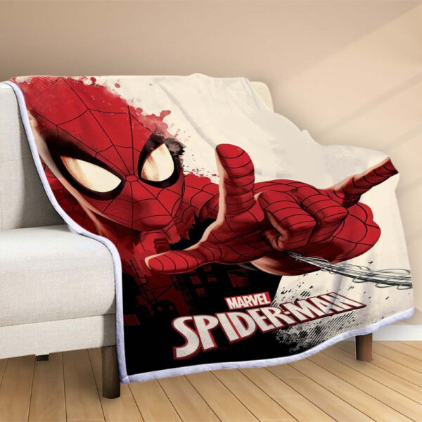 Plaid Spiderman Avengers Marvel 1014 Couverture Polaire Plaid Canapé – Image 2