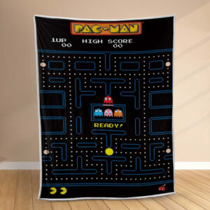 Plaid Jeu Pacman 1001 Couverture Polaire Plaid Canapé
