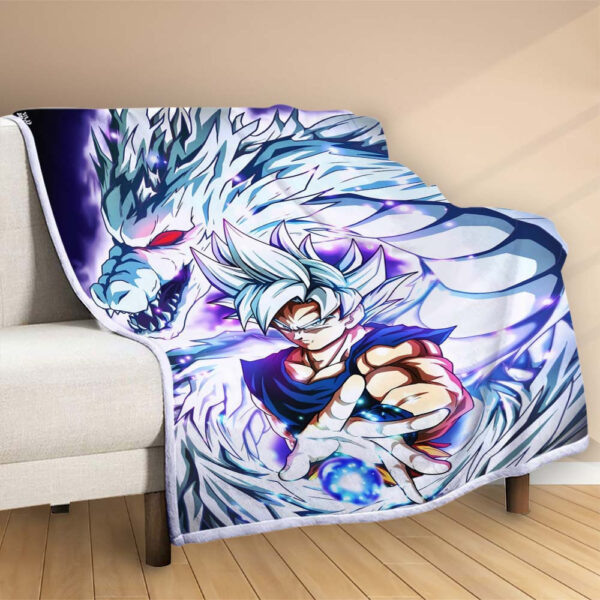 Plaid Son Goku Dragon Ball 1019 Couverture Polaire Plaid Canapé – Image 2