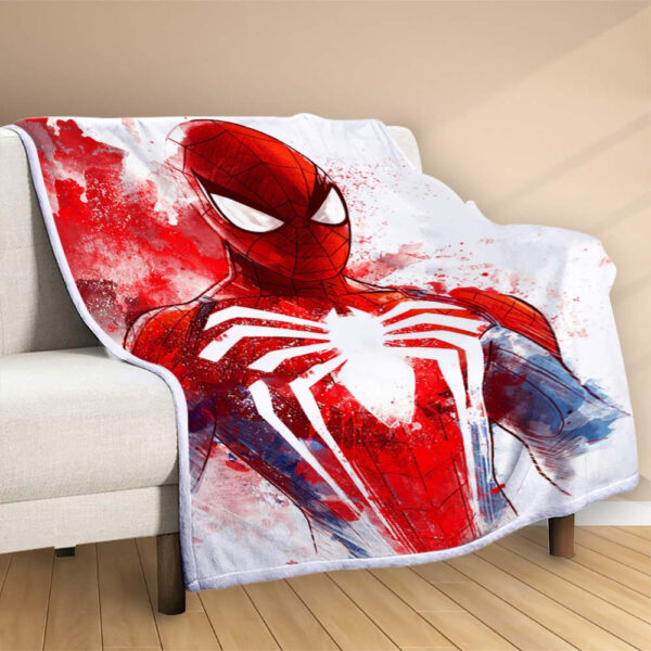 Plaid Spiderman Avengers Marvel 1003 Couverture Polaire Plaid Canapé – Image 2