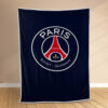 Plaid PSG FC Paris Saint Germain Football Club 2 Couverture Polaire Plaid Canapé