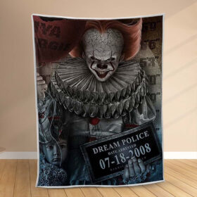 Plaid Pennywise IT Couverture Polaire Plaid Canapé
