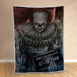 Plaid Pennywise IT Couverture Polaire Plaid Canapé
