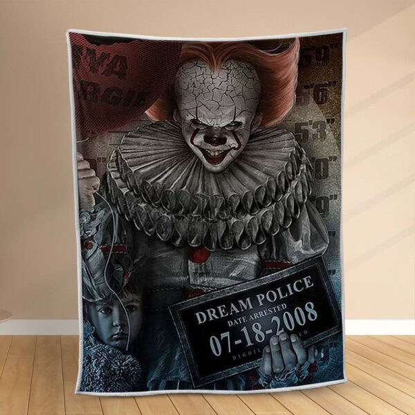 Plaid Pennywise IT Couverture Polaire Plaid Canapé