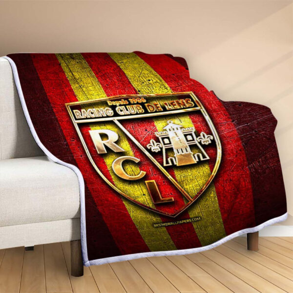 Plaid RC Lens 4 Couverture Polaire Plaid Canapé – Image 2