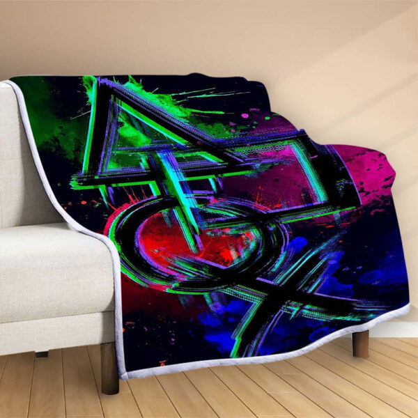 Plaid Salle de jeux PlayStation Couverture Polaire Plaid Canapé – Image 2
