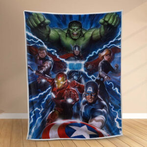 Plaid Marvel Avengers 1005 Couverture Polaire Plaid Canapé
